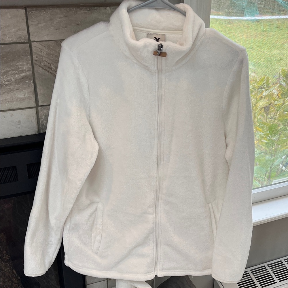 NWOT ZeroXposur Women's White Teddy Jacket